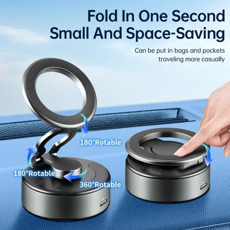 Car Smartphone Support Bracket with Vacuum Suctions for Navigation Handfree Call H8WD
