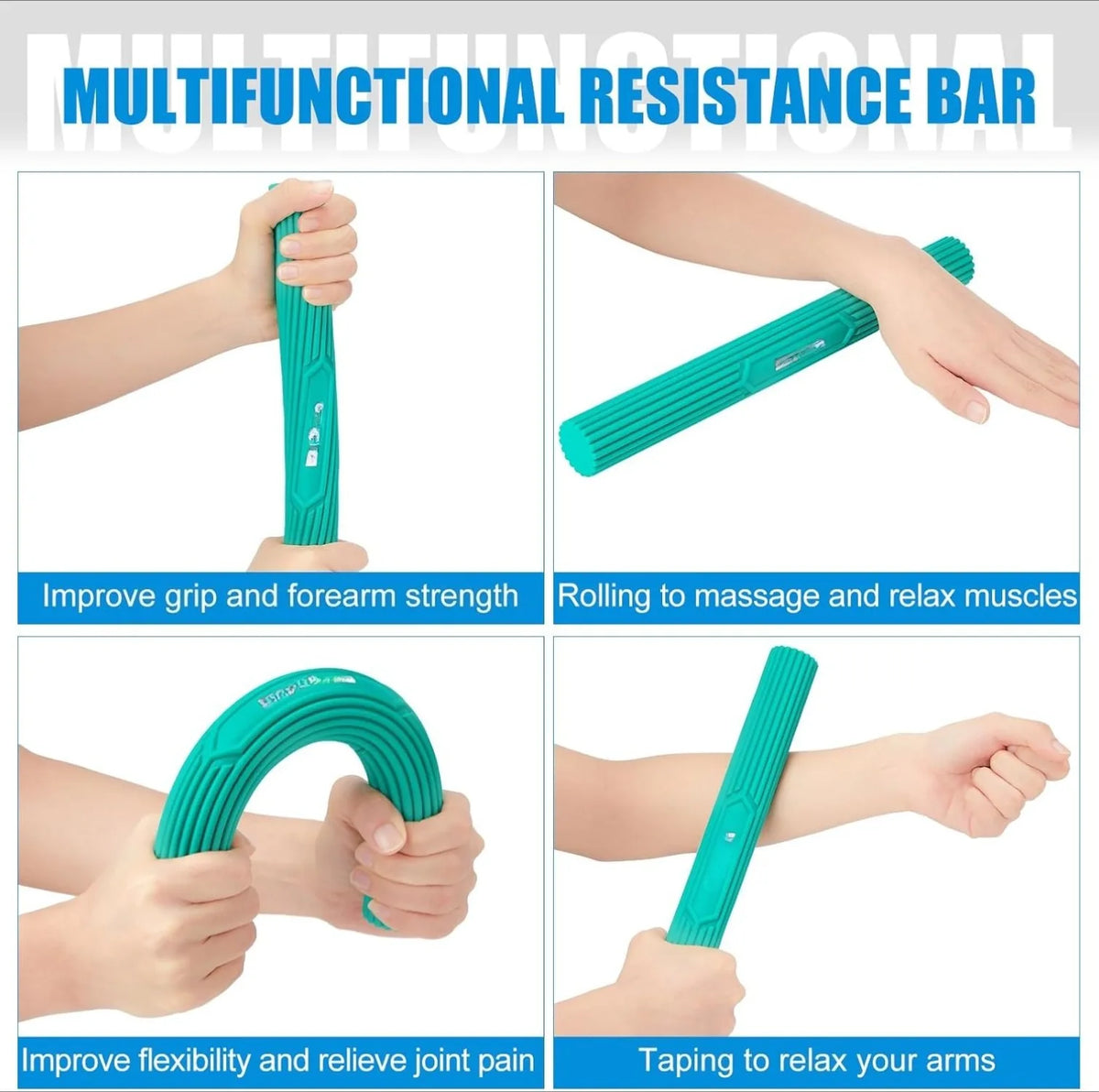 Torque Bar Resistance Training Bar, A Training Rod That Can Be Flexibly Twisted and Bent, Suitable for Training