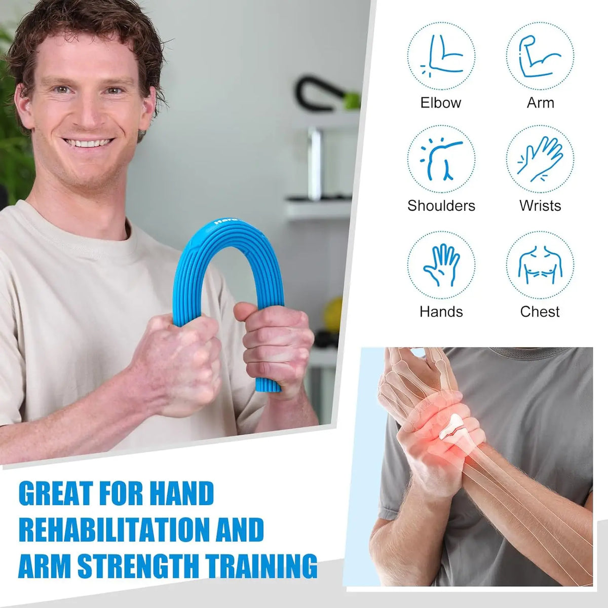Torque Bar Resistance Training Bar, A Training Rod That Can Be Flexibly Twisted and Bent, Suitable for Training