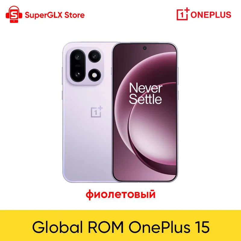 OnePlus 15 Chinese Version Unlocked 5G Smartphone Snapdragon 8 Elite Gen 5 6.78'' 165Hz Screen 7300mAh Battery 120W SUPERVOOC