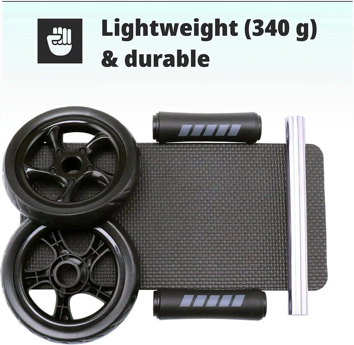 Ab Roller for Abdominal Exercise Machine, Abs Workout Equipment, Core Strengthening Trainer Fitness Belly Training, Entrainement