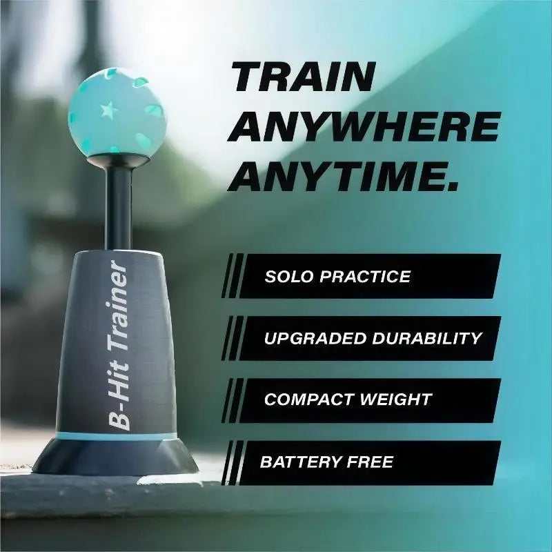 Baseball Batting Hitting Trainer Heavy Stable Base Solo Training Aid for Beginner Players Skill Practice Home Backyard Use