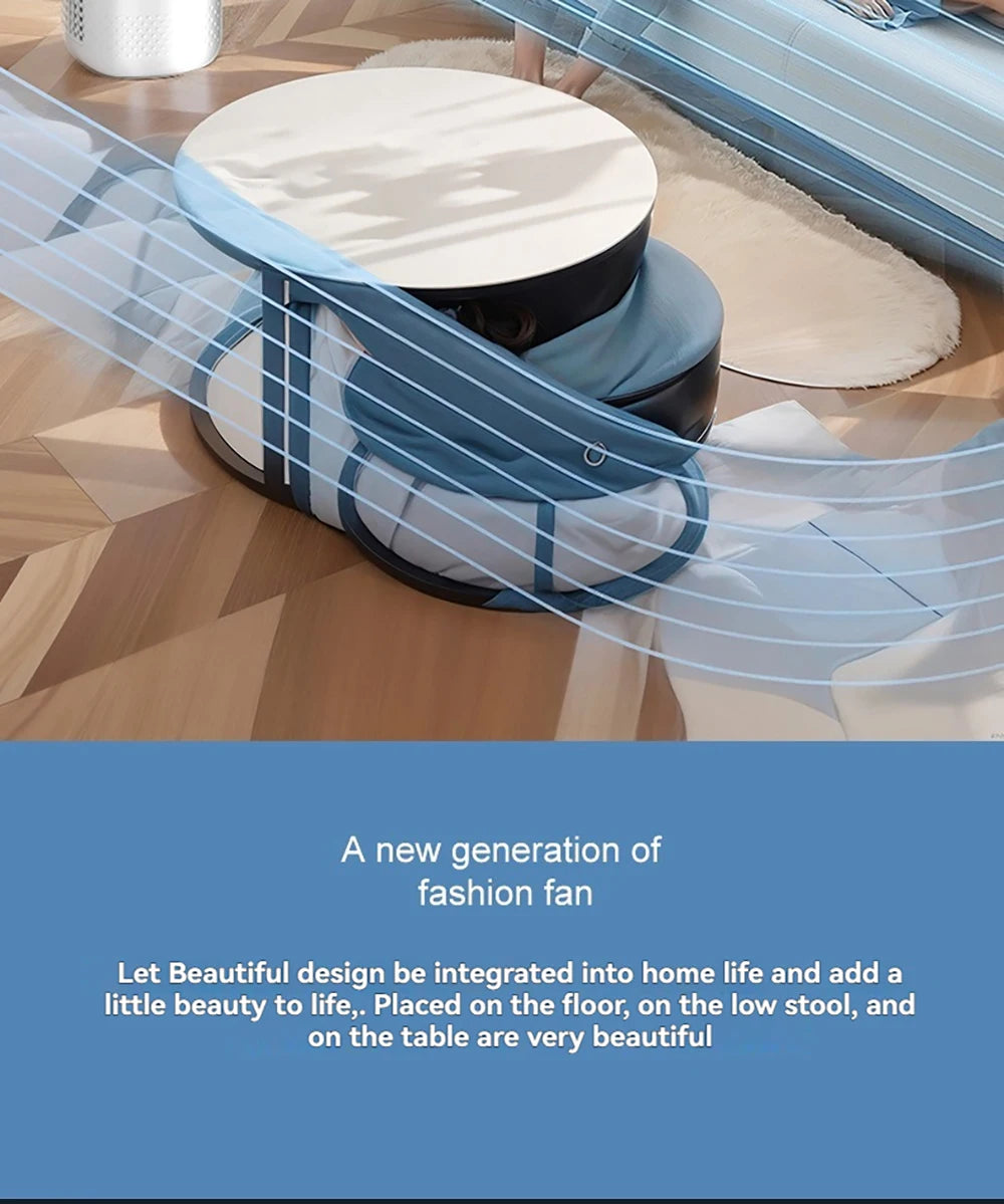 Mini Air Cooler Humidification Cooling USB Silent Timed Air Conditioning Fan Colorful Lights Night Light Led Screen 6 Wind Speed