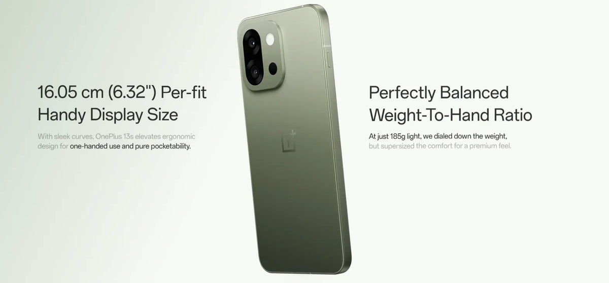 All-New OnePlus 13S Global Version Smartphone Snapdragon 8 Elite 6.32” 120Hz ProXDR Display 5850mAh 80W SUPERVOC Fast Charging